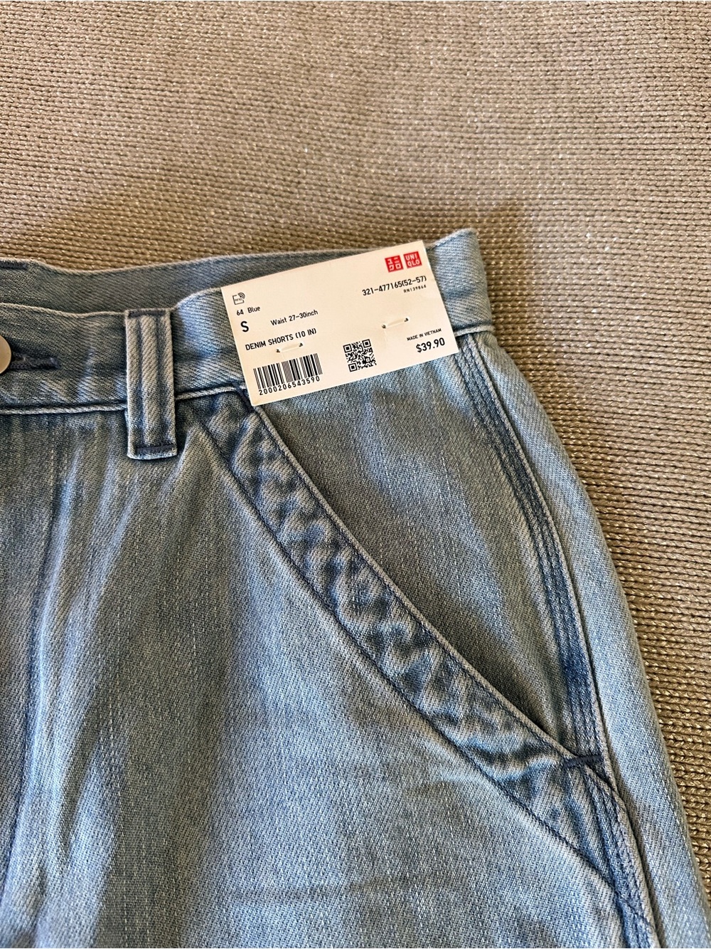 New Uniqlo Jean Shorts